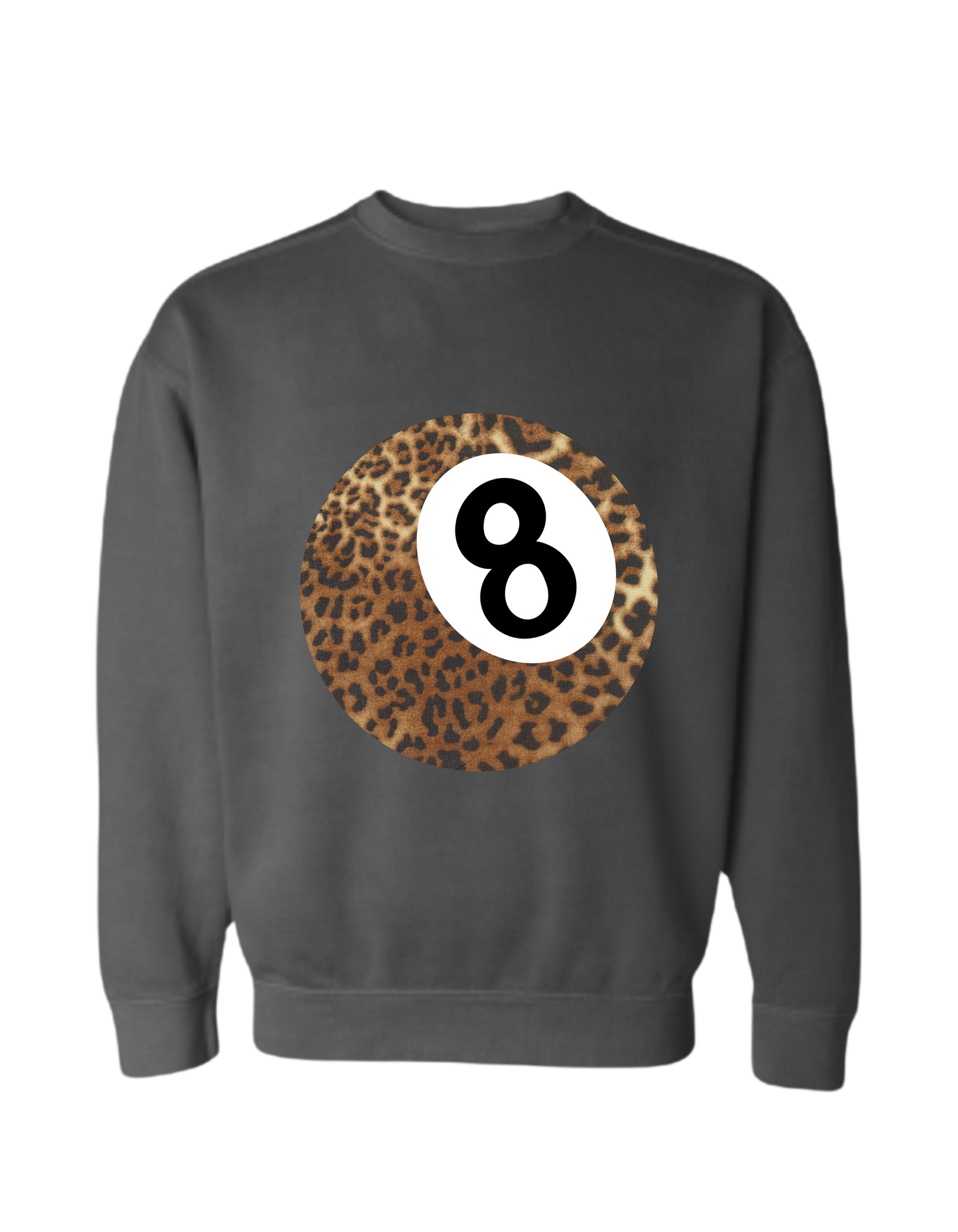 Leopard Eight Ball Crewneck